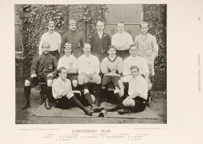 The Corinthians football team, from Famous Footballers, 1895 by English Photographer